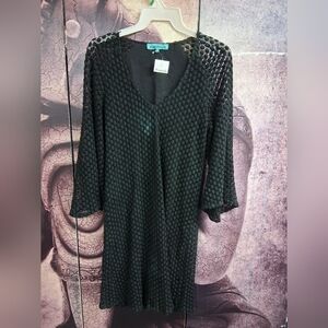 Charming Charlie Textured Black Dress